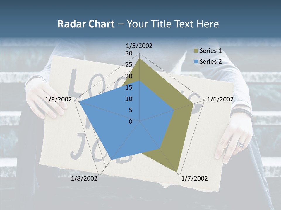 Confusion Economy Man PowerPoint Template