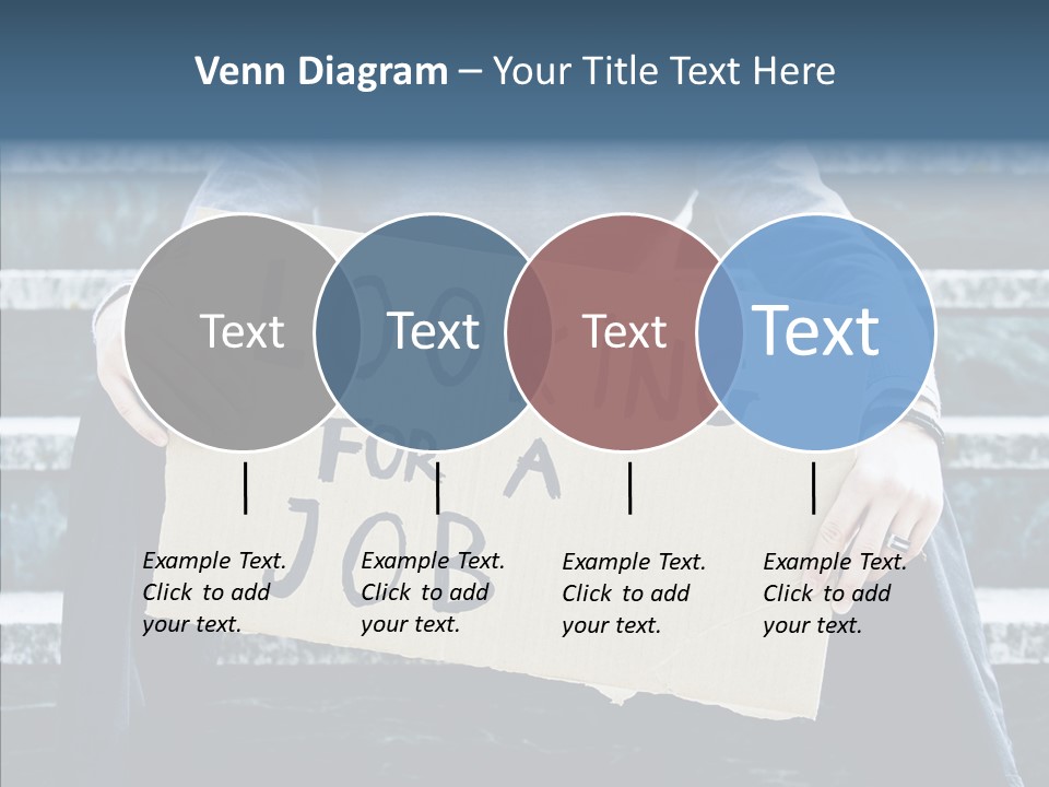 Confusion Economy Man PowerPoint Template