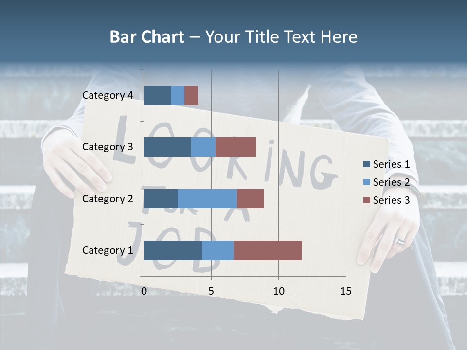 Confusion Economy Man PowerPoint Template