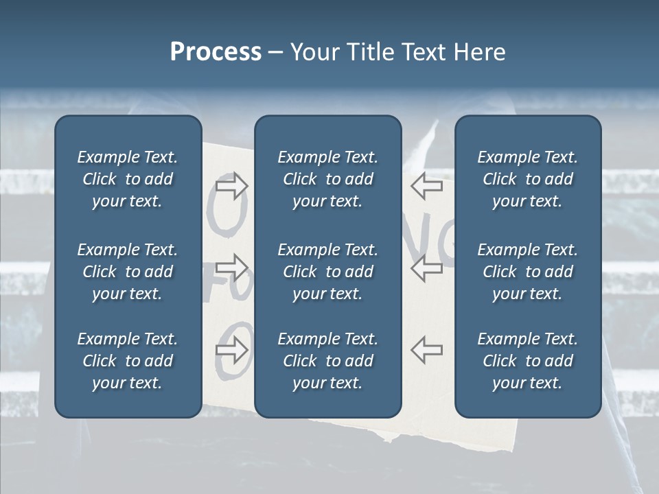 Confusion Economy Man PowerPoint Template