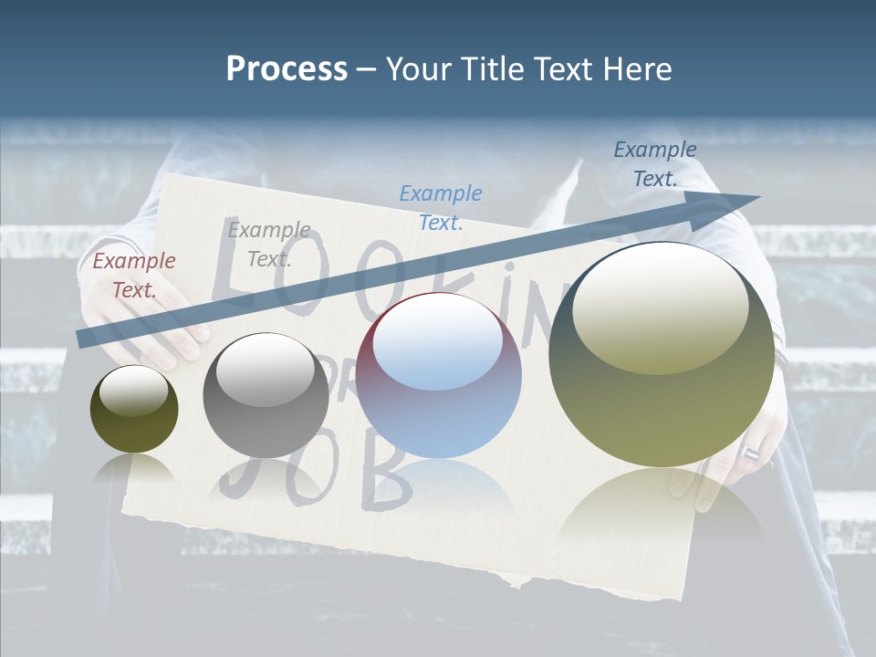 Confusion Economy Man PowerPoint Template
