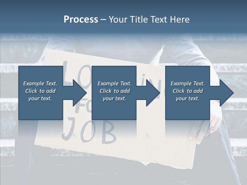 Confusion Economy Man PowerPoint Template