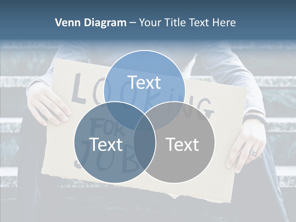 Confusion Economy Man PowerPoint Template