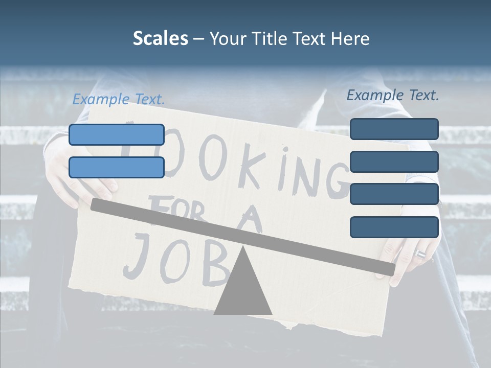 Confusion Economy Man PowerPoint Template