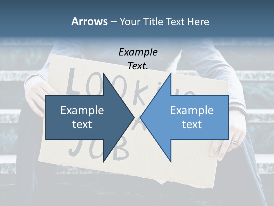 Confusion Economy Man PowerPoint Template