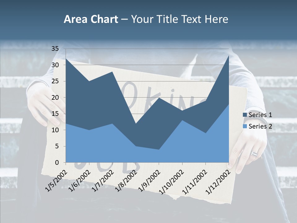 Confusion Economy Man PowerPoint Template