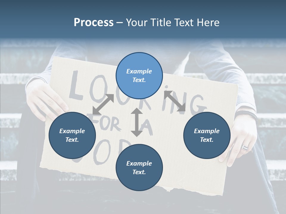 Confusion Economy Man PowerPoint Template