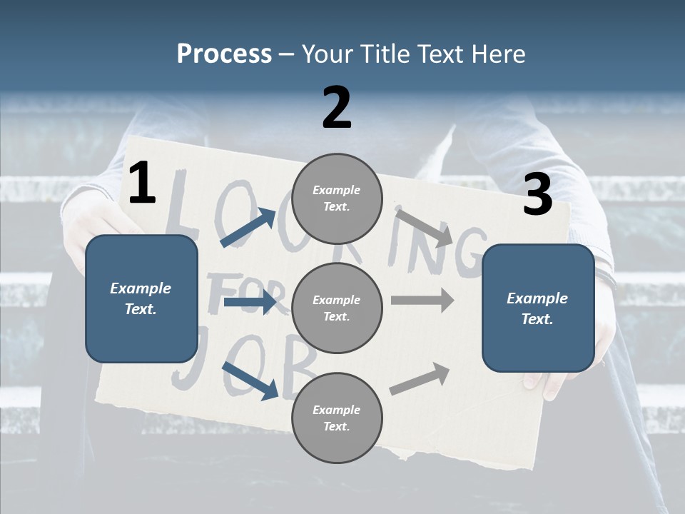 Confusion Economy Man PowerPoint Template