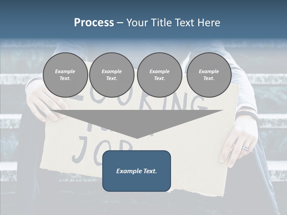 Confusion Economy Man PowerPoint Template