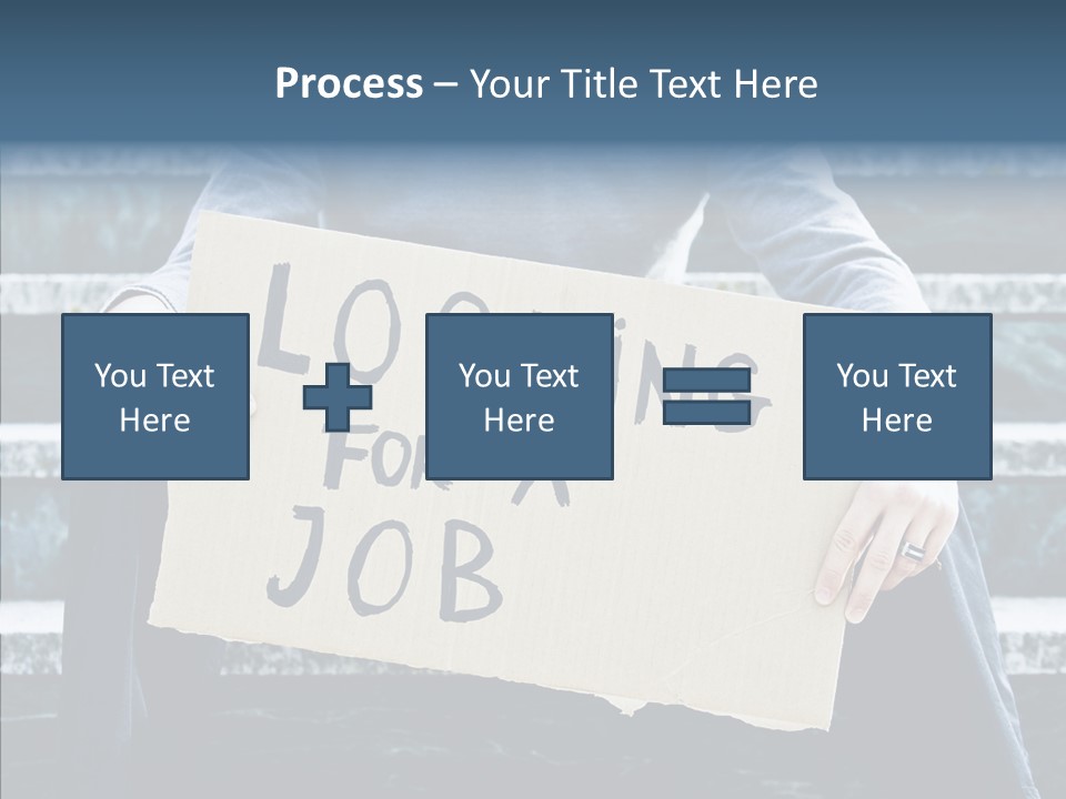 Confusion Economy Man PowerPoint Template