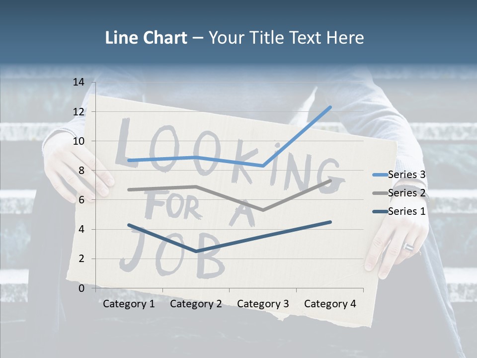 Confusion Economy Man PowerPoint Template
