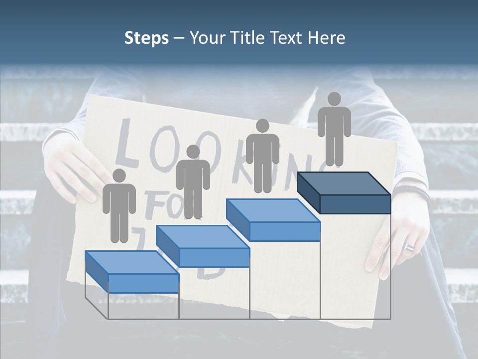 Confusion Economy Man PowerPoint Template