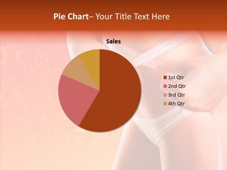 Line Cellulite Calories PowerPoint Template