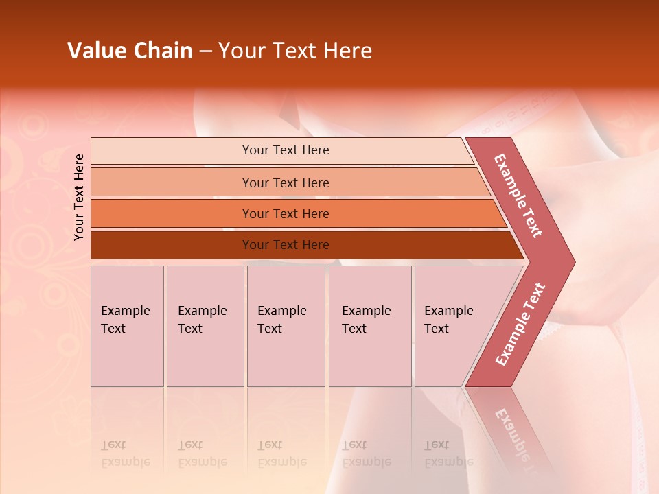 Line Cellulite Calories PowerPoint Template