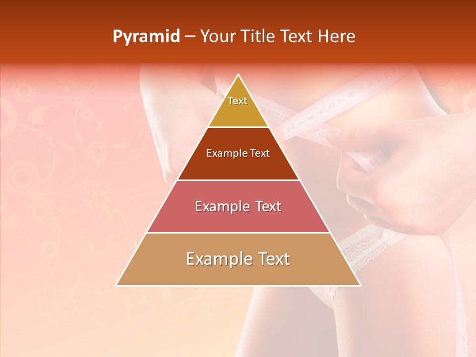 Line Cellulite Calories PowerPoint Template