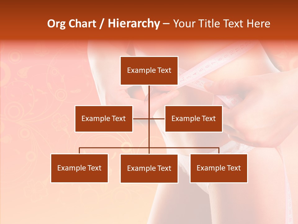 Line Cellulite Calories PowerPoint Template