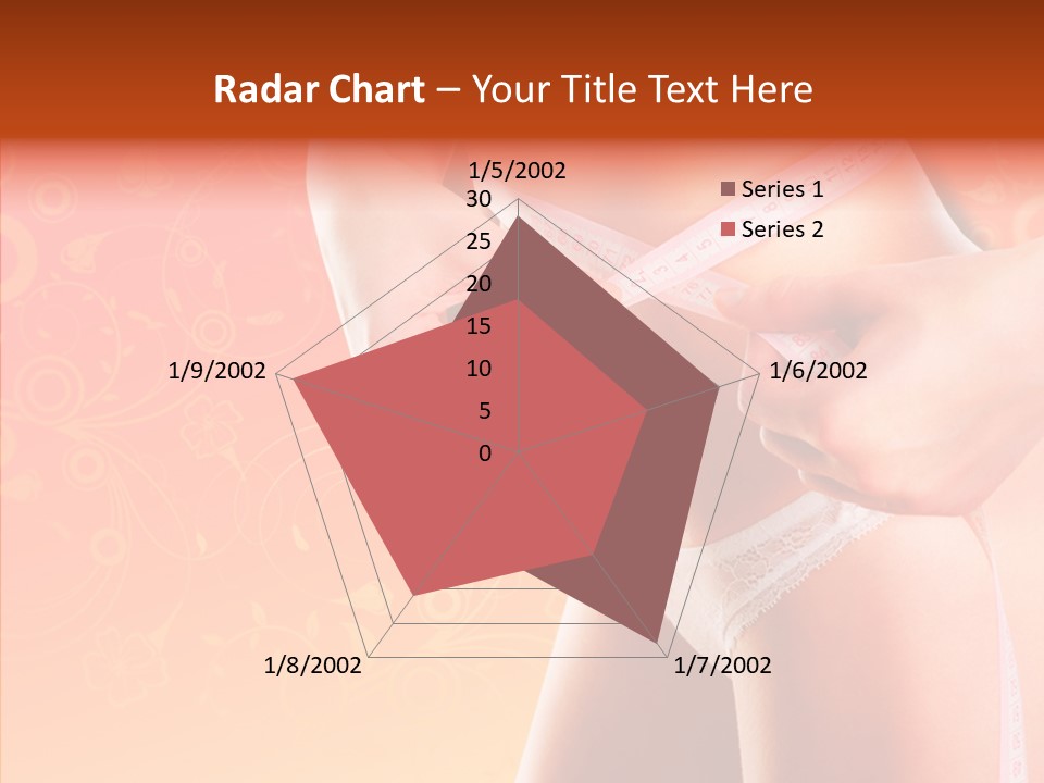 Line Cellulite Calories PowerPoint Template