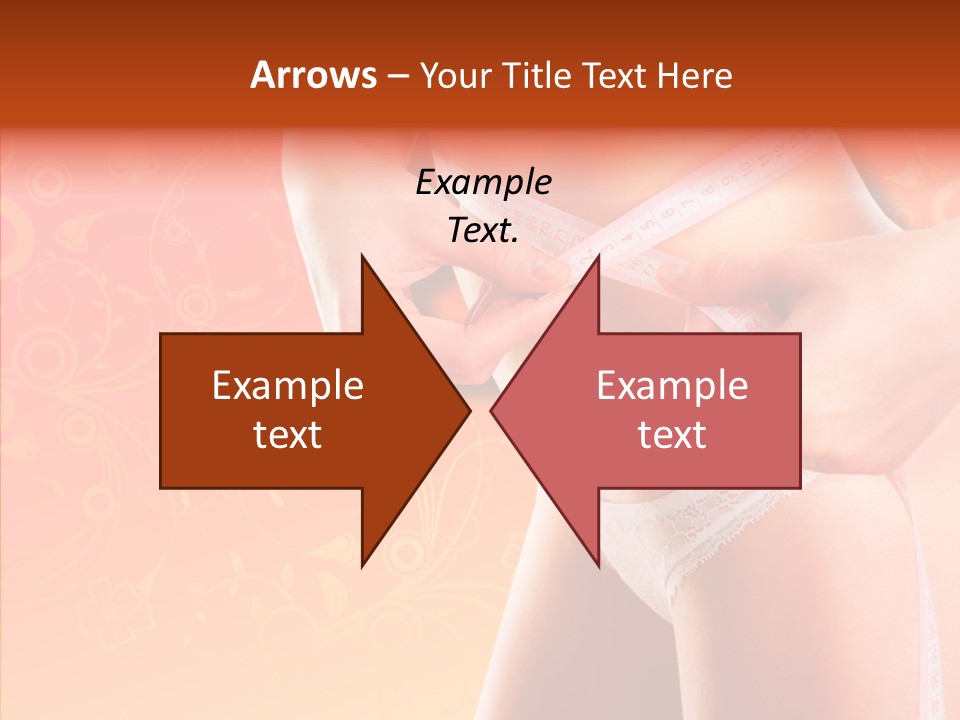 Line Cellulite Calories PowerPoint Template