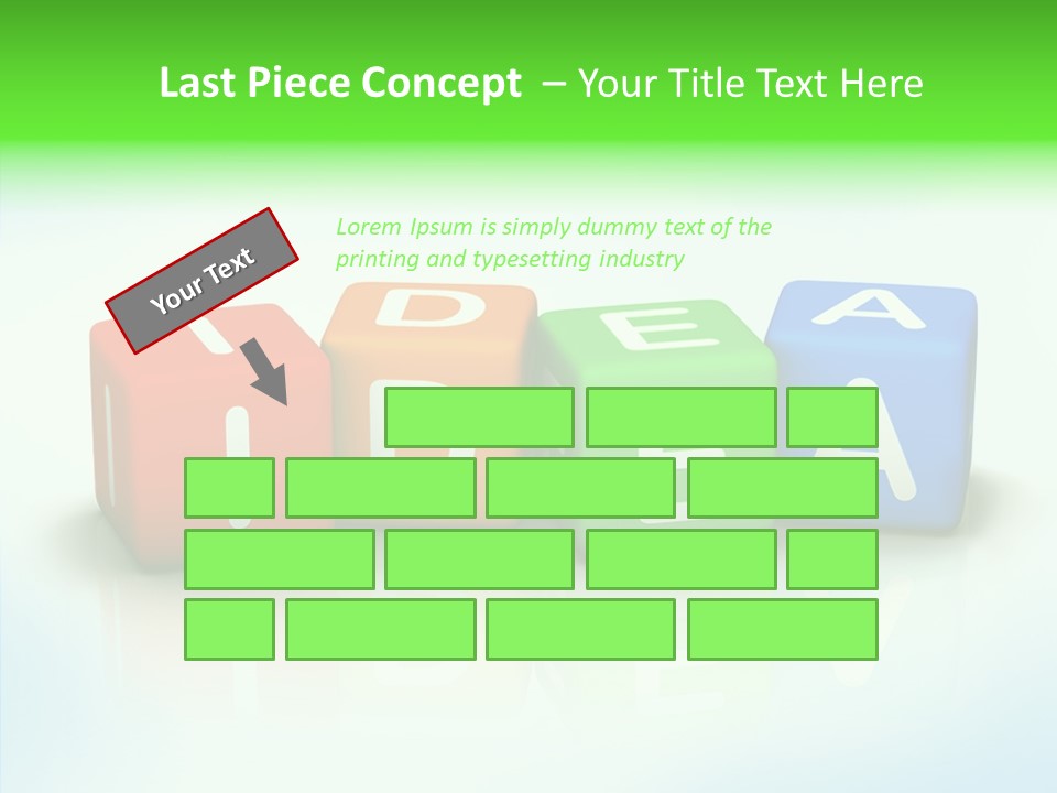Design Title Happy PowerPoint Template