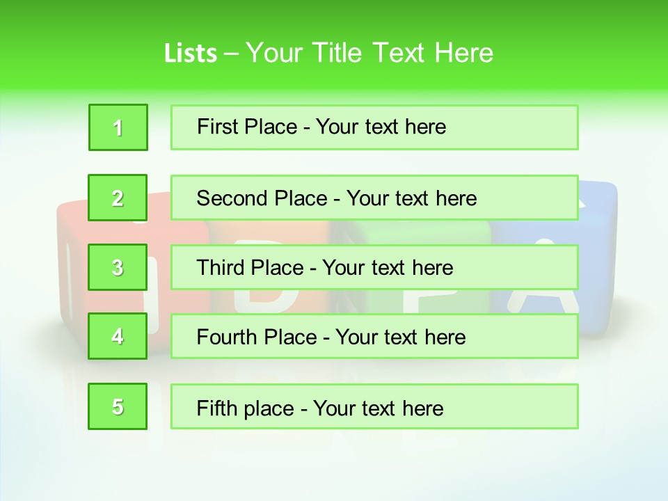 Design Title Happy PowerPoint Template