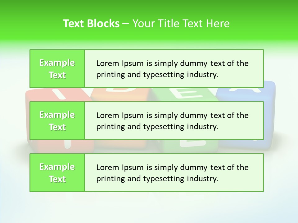 Design Title Happy PowerPoint Template