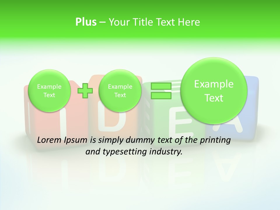 Design Title Happy PowerPoint Template
