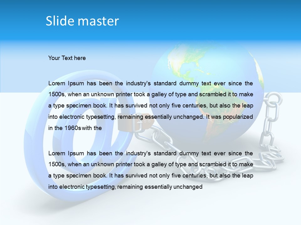 Sphere Ball Abstract PowerPoint Template