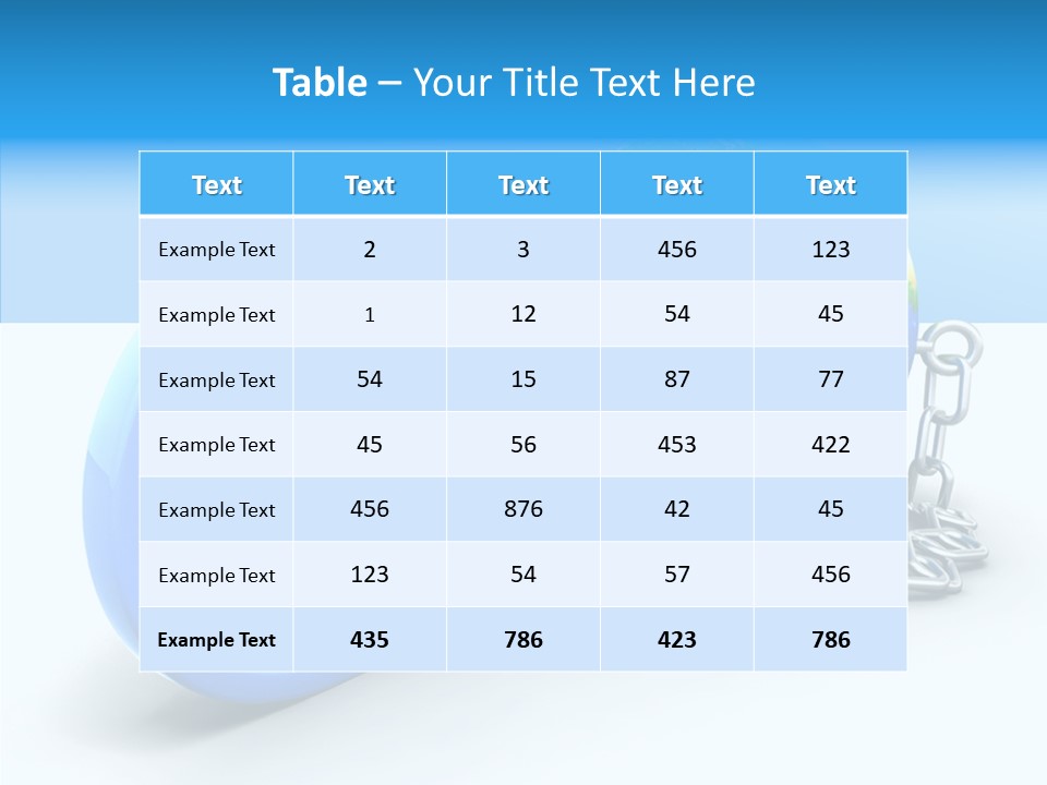 Sphere Ball Abstract PowerPoint Template