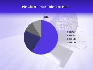 Code Earth Continents PowerPoint Template