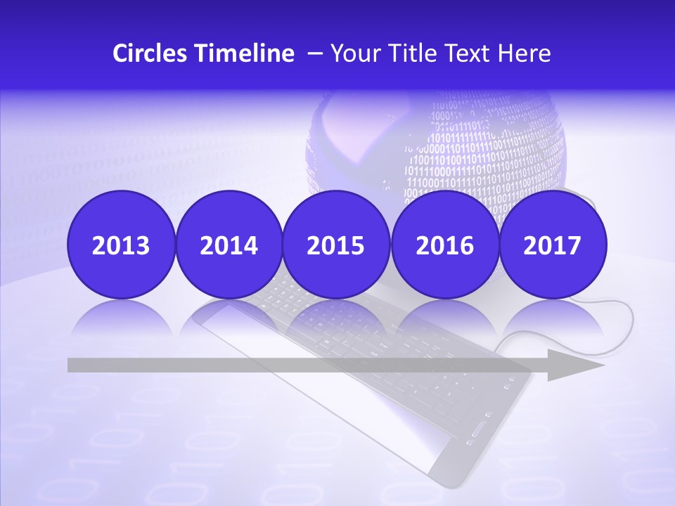 Code Earth Continents PowerPoint Template