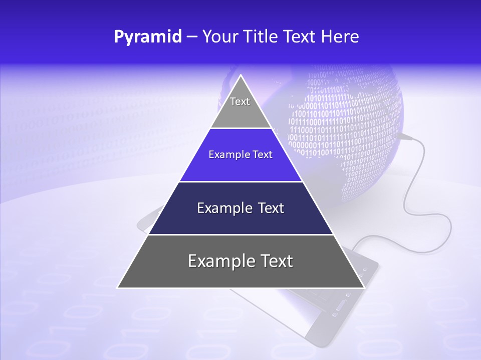 Code Earth Continents PowerPoint Template