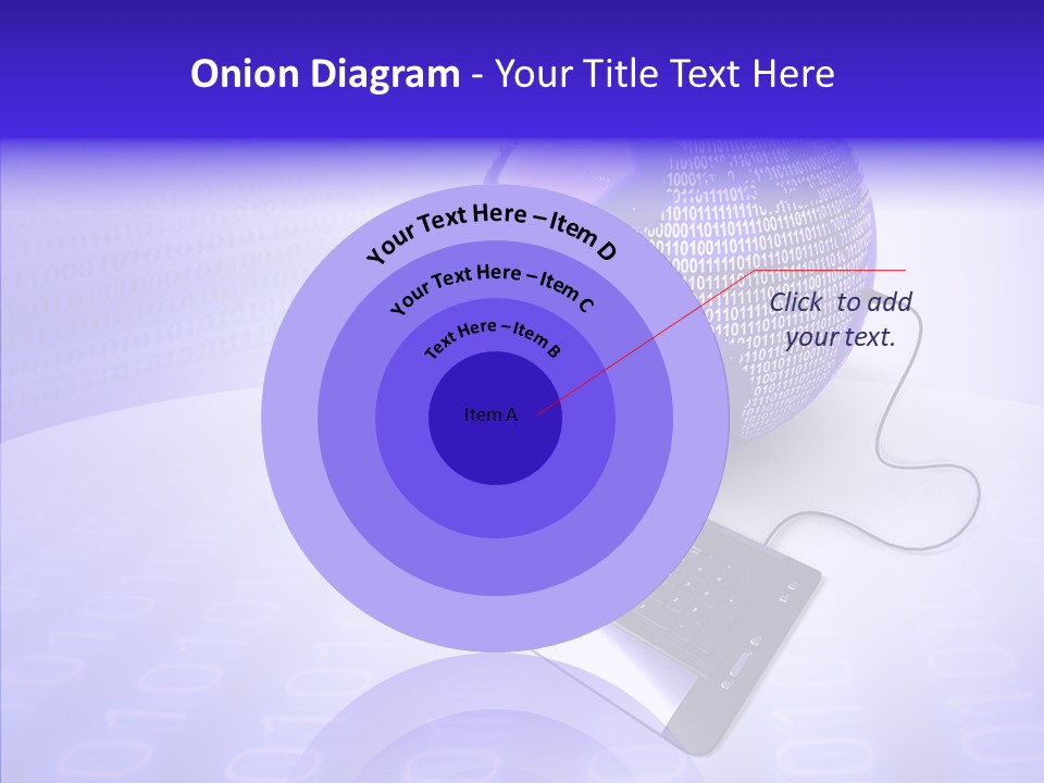 Code Earth Continents PowerPoint Template