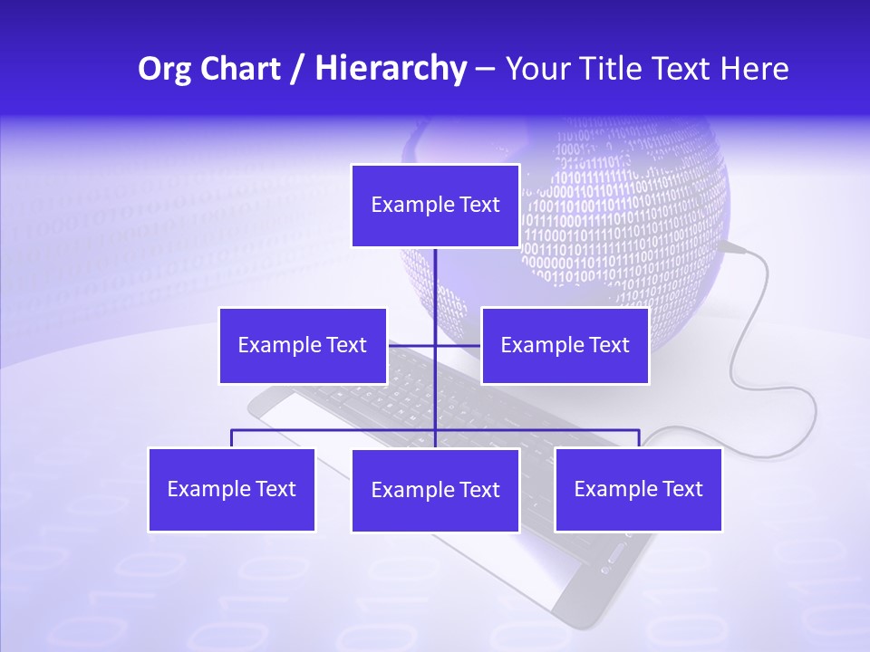 Code Earth Continents PowerPoint Template
