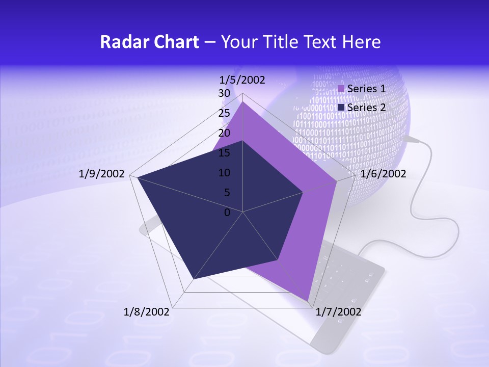 Code Earth Continents PowerPoint Template