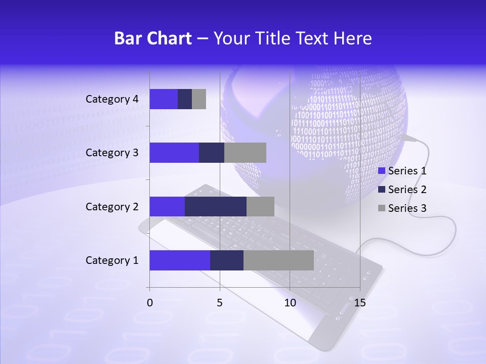 Code Earth Continents PowerPoint Template