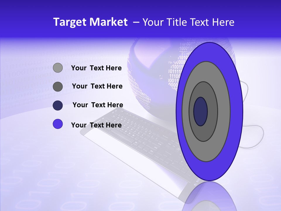 Code Earth Continents PowerPoint Template