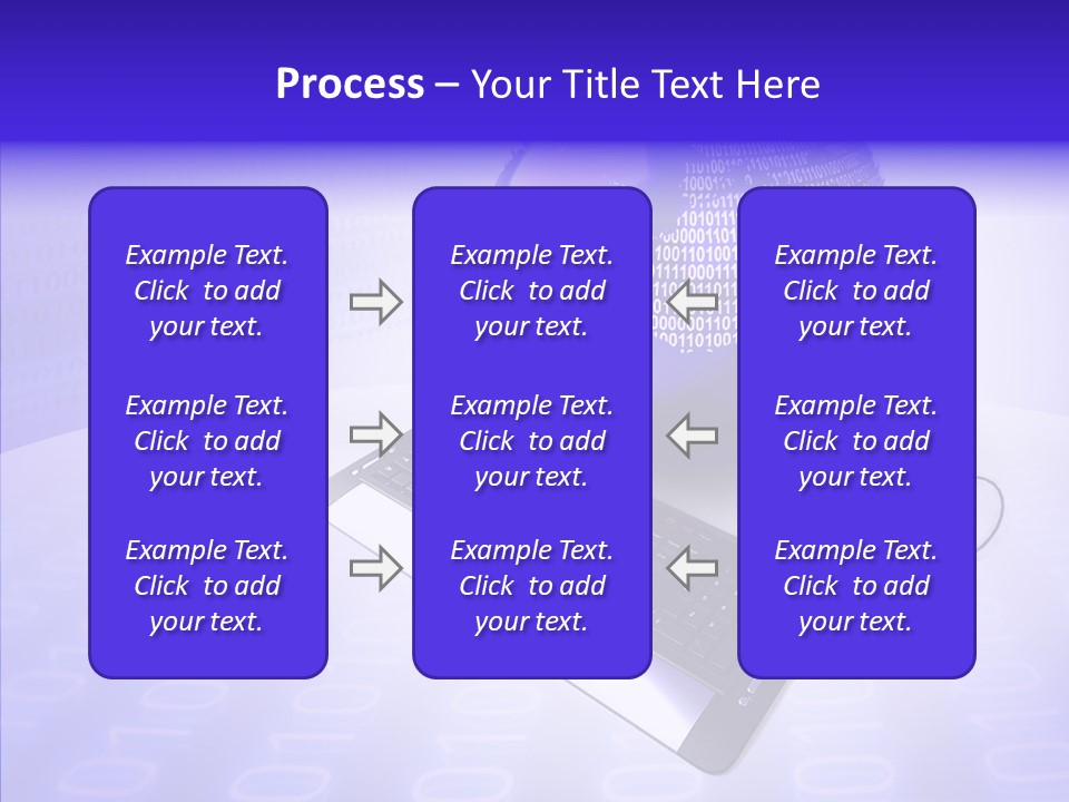 Code Earth Continents PowerPoint Template