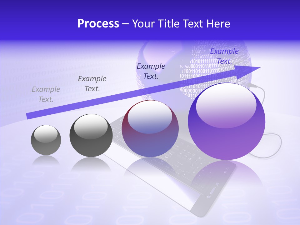 Code Earth Continents PowerPoint Template