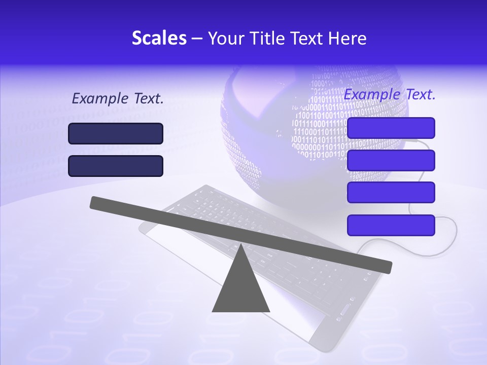 Code Earth Continents PowerPoint Template