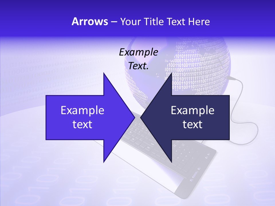 Code Earth Continents PowerPoint Template