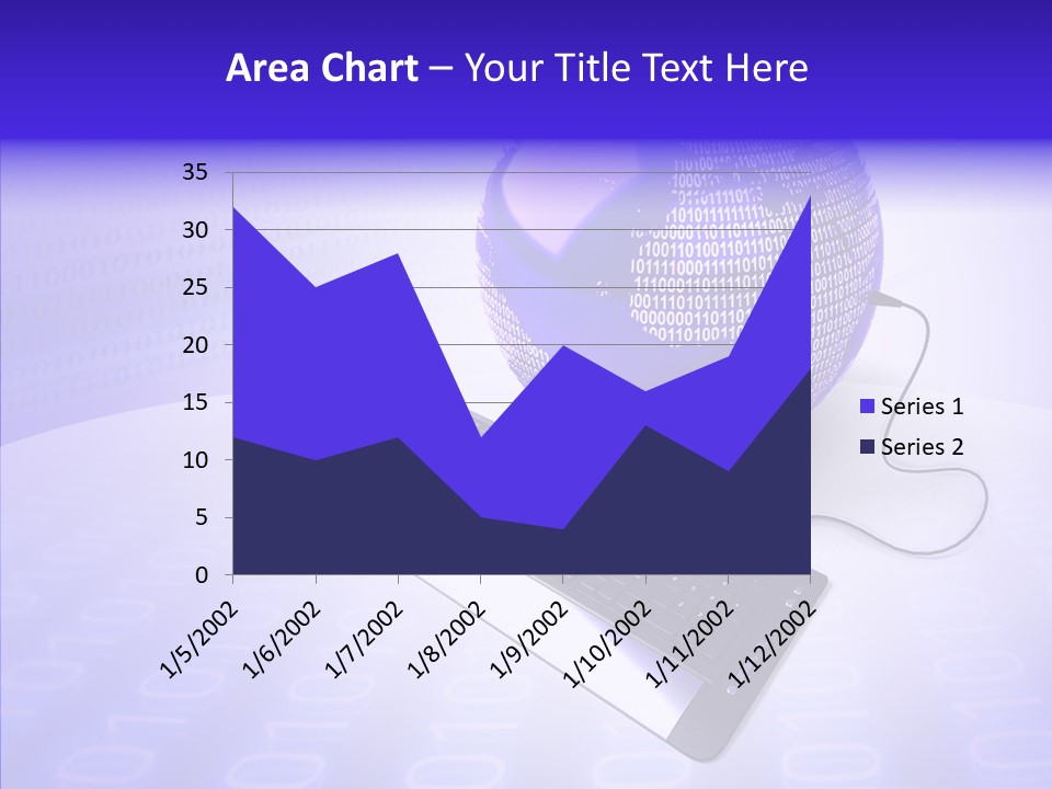 Code Earth Continents PowerPoint Template