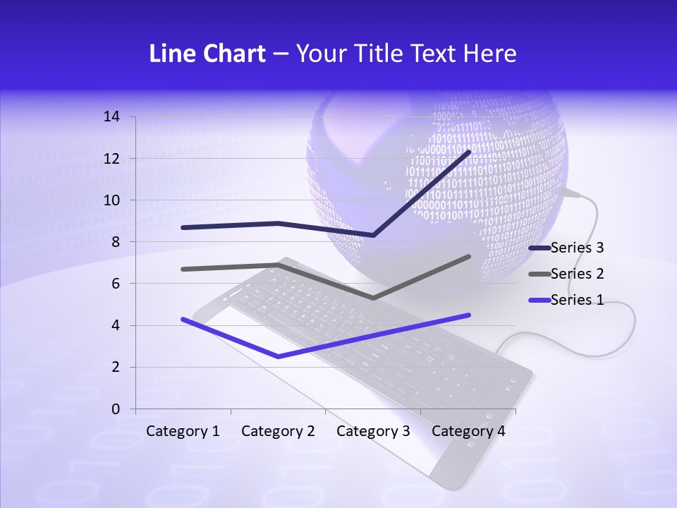 Code Earth Continents PowerPoint Template