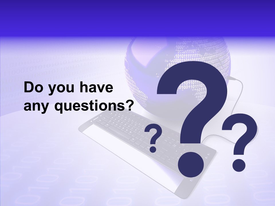 Code Earth Continents PowerPoint Template