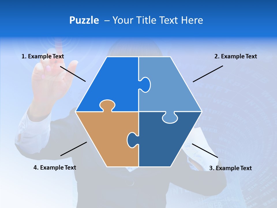 Room Corporate Table PowerPoint Template