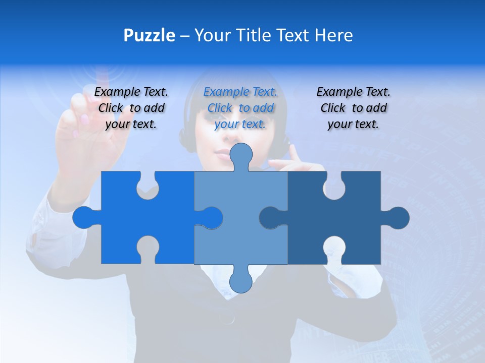 Room Corporate Table PowerPoint Template