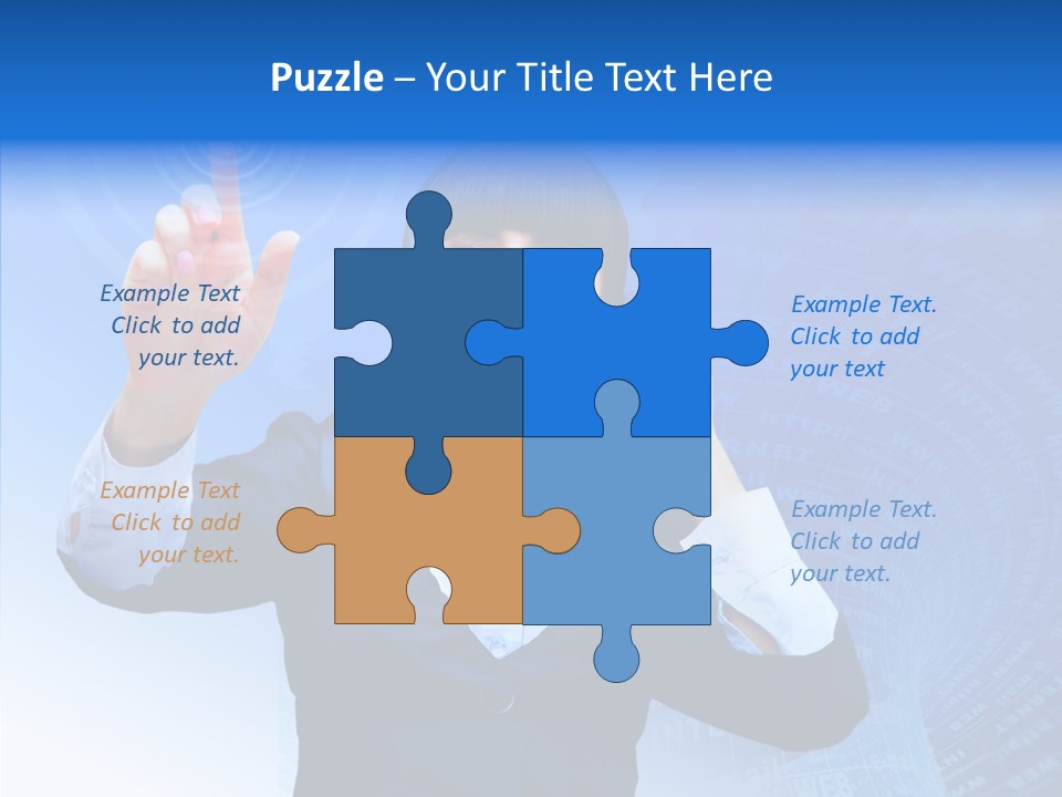 Room Corporate Table PowerPoint Template