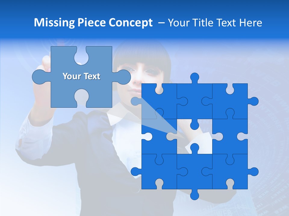 Room Corporate Table PowerPoint Template