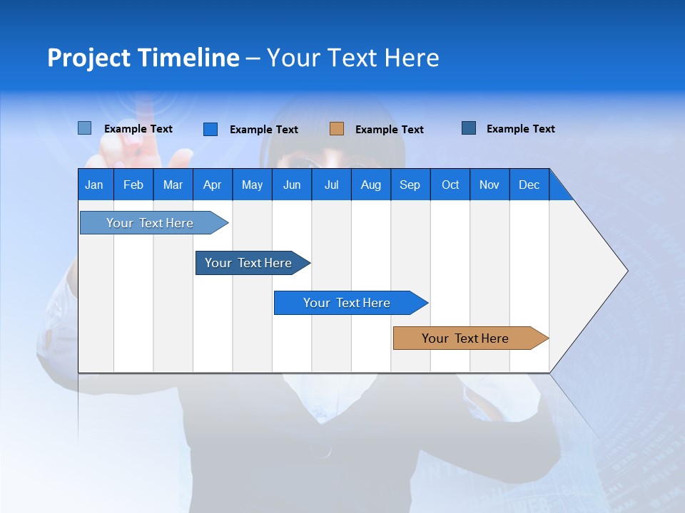 Room Corporate Table PowerPoint Template