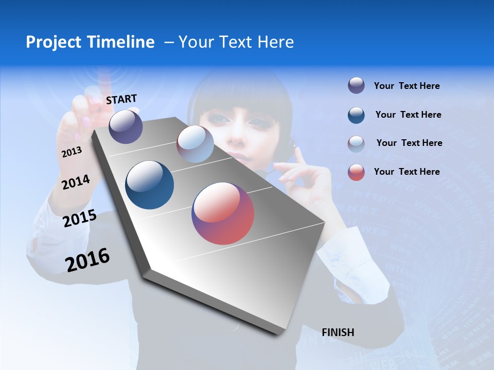 Room Corporate Table PowerPoint Template