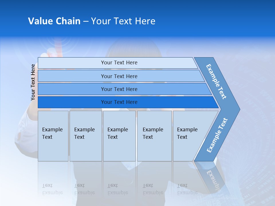 Room Corporate Table PowerPoint Template